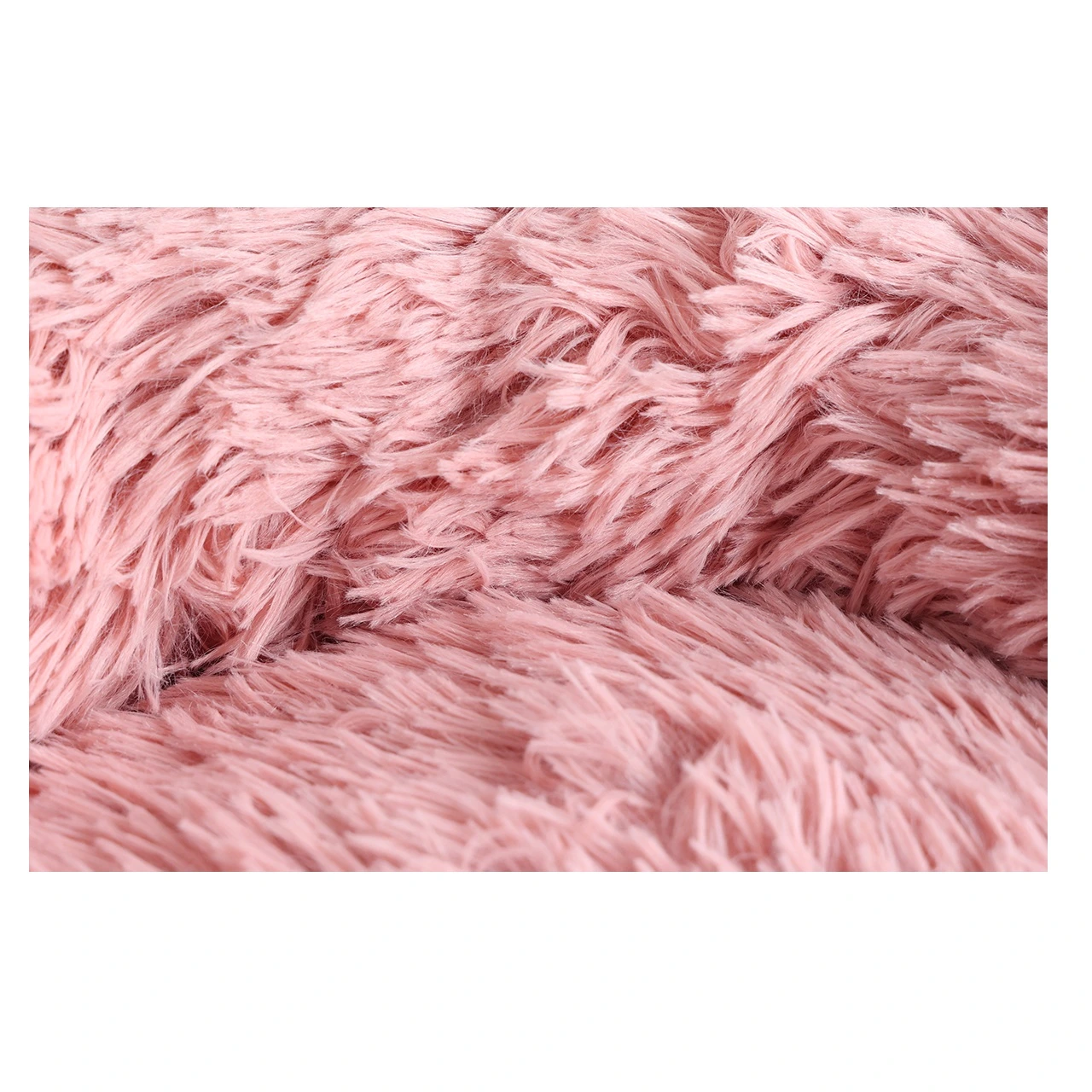 Donut Cozy Hundeseng Lyserød 60 cm - blød seng til mellemstore hunde