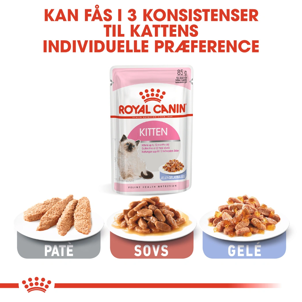 Royal Canin Kitten Jelly - vådfoder 85 g