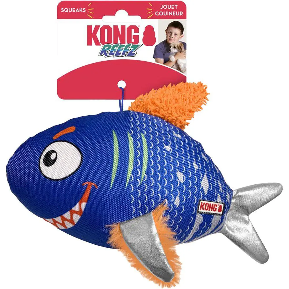 Kong Reefz L 30,5 cm - robust bamse til hunde