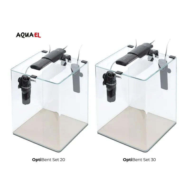 AquaEl Akvarie Opti Bent Sort 30 Liter
