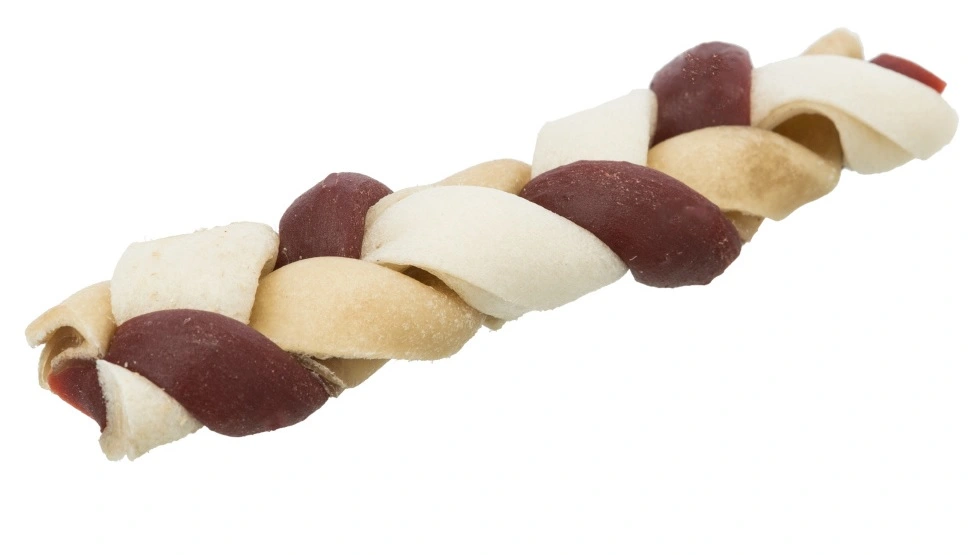 Denta Fun Flettet Tyggeben 30 g - robust hundesnack med bid i