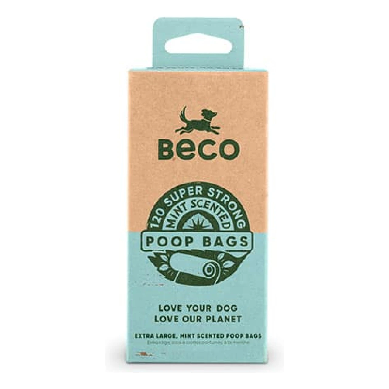 Beco høm høm poser med mintduft 120 stk