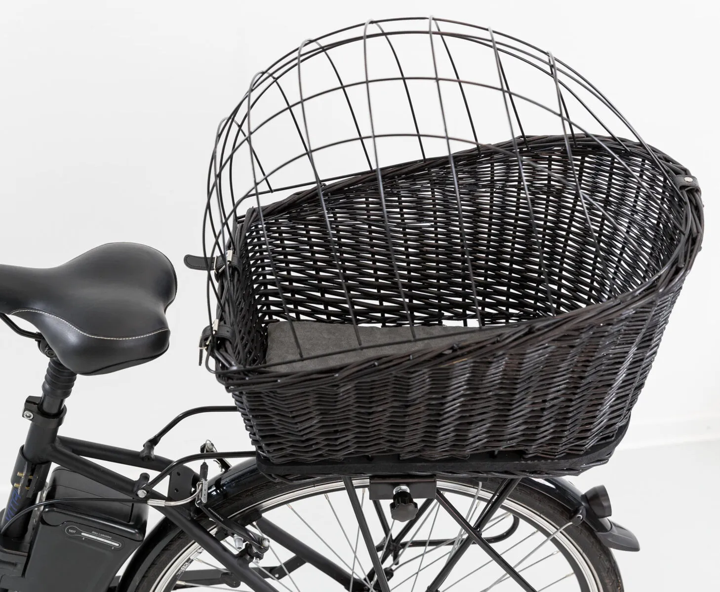 Trixie Cykelkurv til bagagebærer (sort)