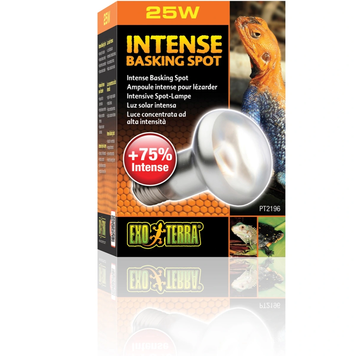 Exo Terra Intense Basking Spot 25 W - Effektiv UVA-varmespot til terrarier