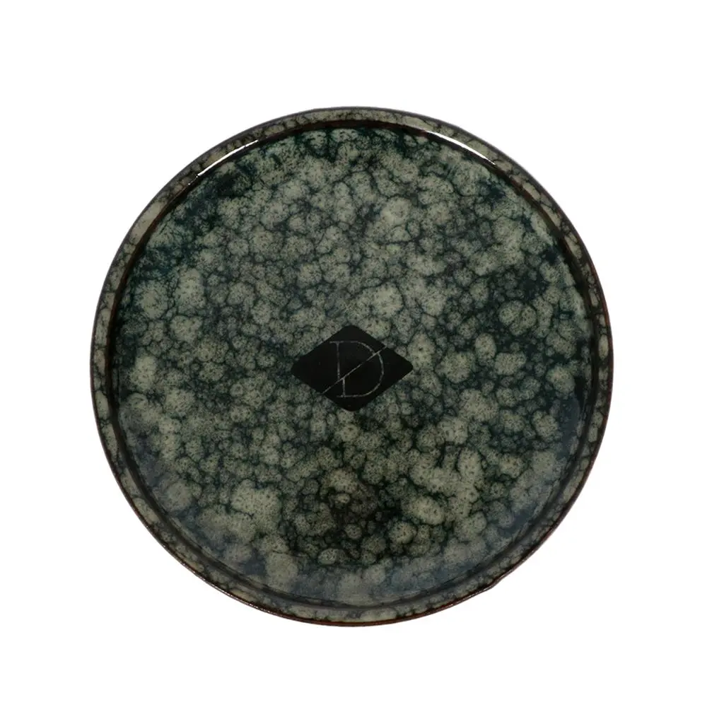 Flad Jasper Green Marble Ø 13 cm x 2 cm