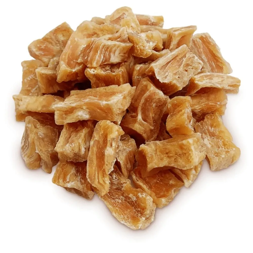 Dokas Kyllingebryststykker 50 g - naturlige hundesnacks af kylling