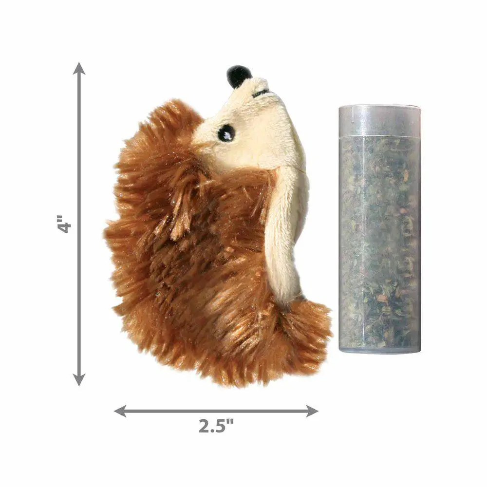 Kong Kattelegetøj Refillable Hedgehog 6,5x10x2,5 cm