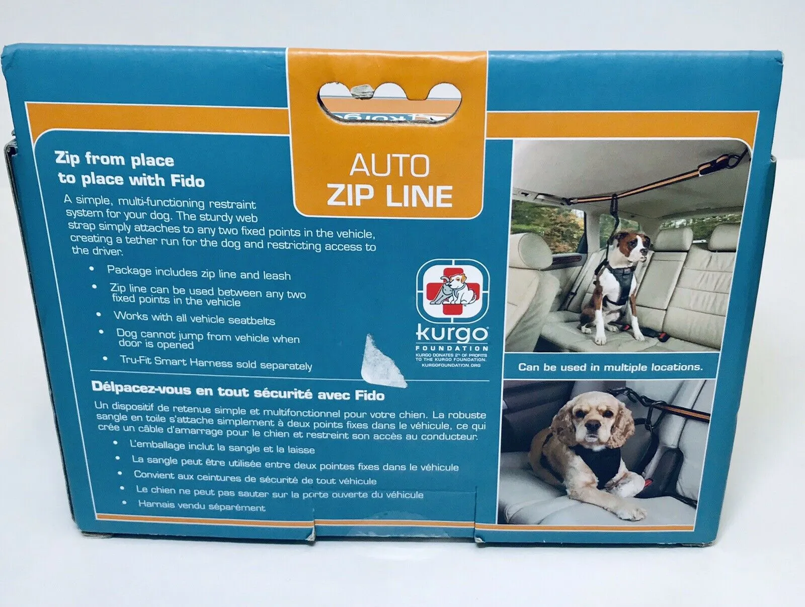 Kurgo Auto Zip Line