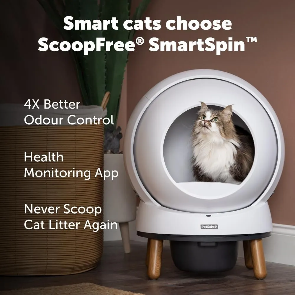 Ecom Smartspin Auto Litter Box Automatisk Kattetoilet ZAL10-17986