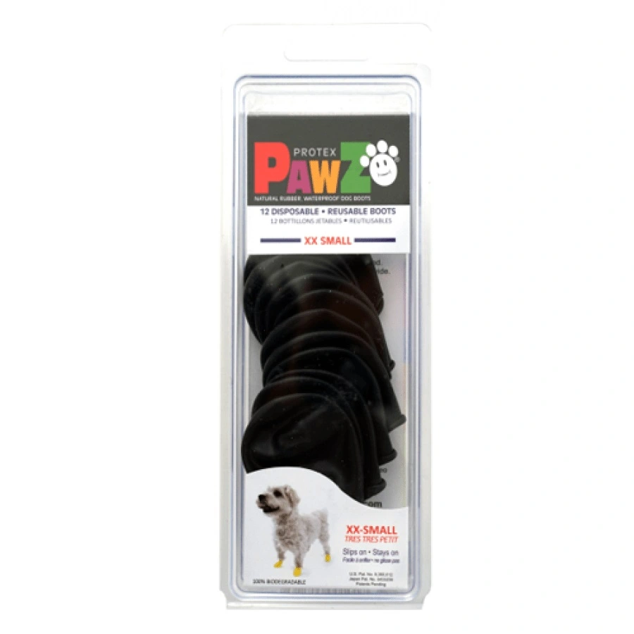 Pawz hundesko XX-Small 3,8 cm sort