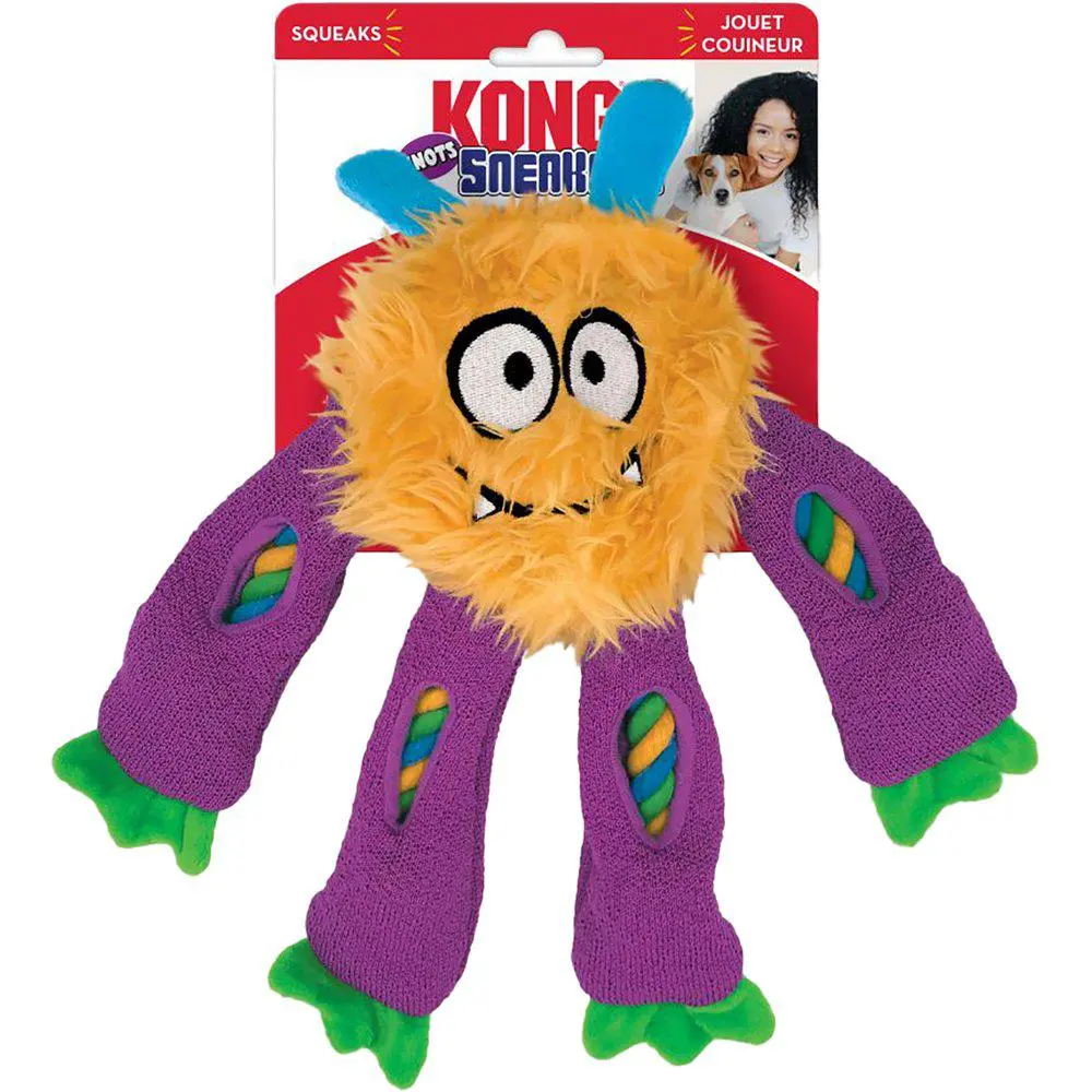KONG Sneakerz Knotsmix M - fantasifuldt hundelegetøj