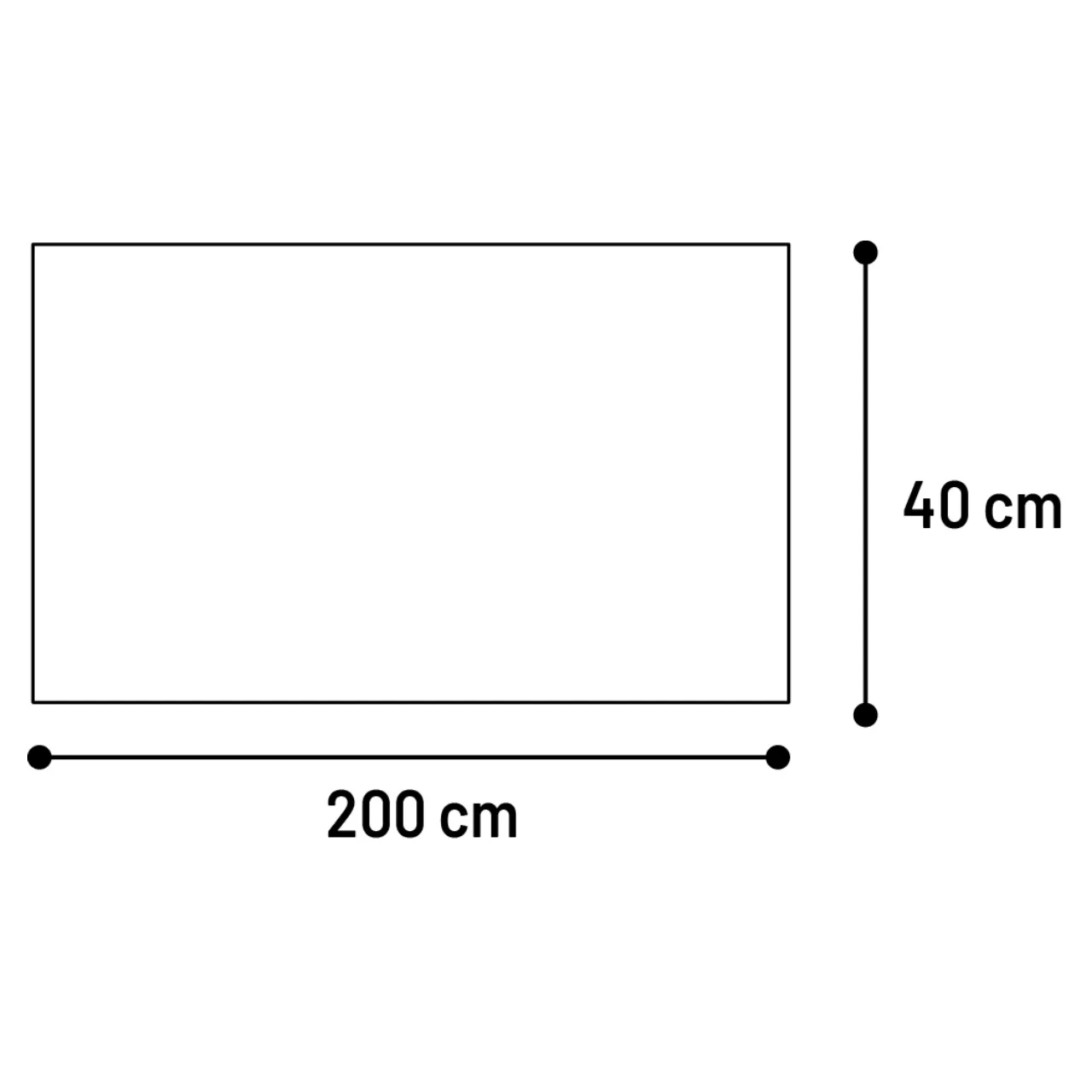 Kida selvklæbende kradsemåtte til kat 200 x 40 cm