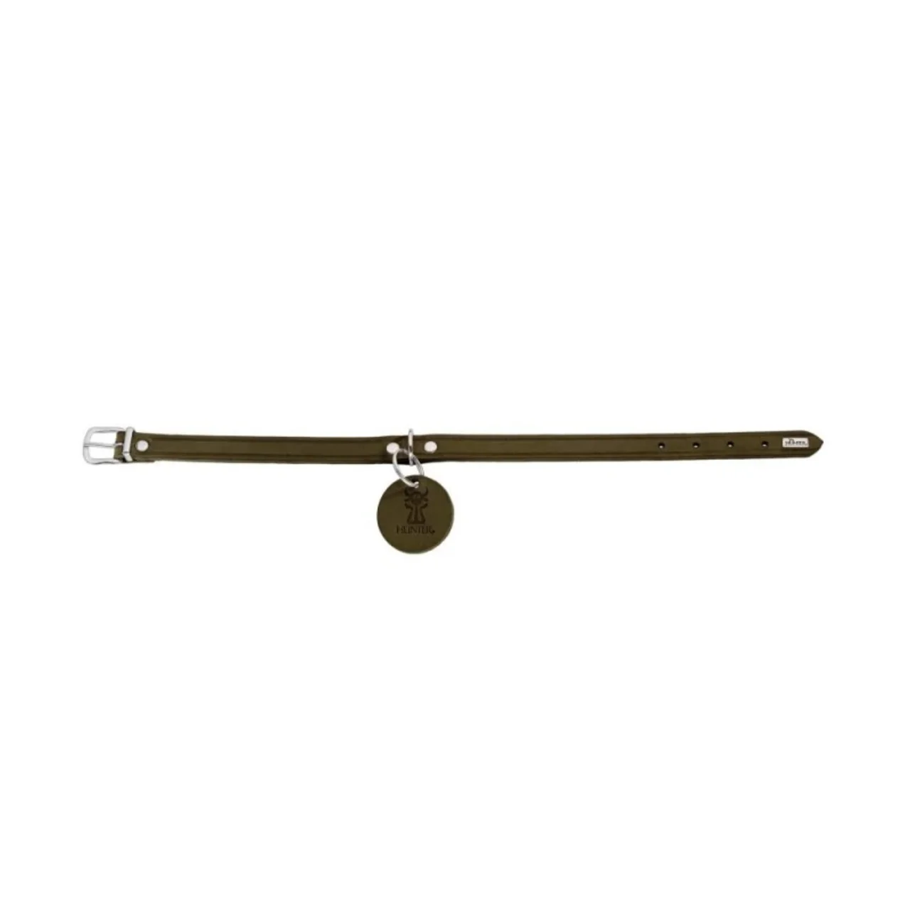 Hunter Aalborg Sport Oliven 37 hundehalsbånd - 28-33 cm