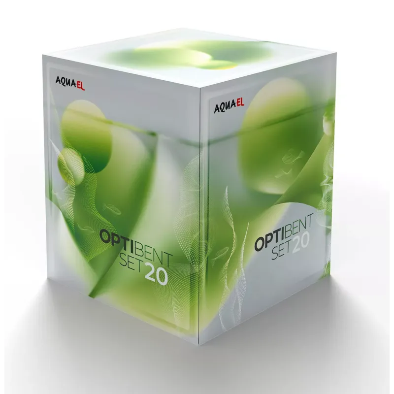 OptiBent Sæt Day and Night 20 L 25x25x30 cm Sort