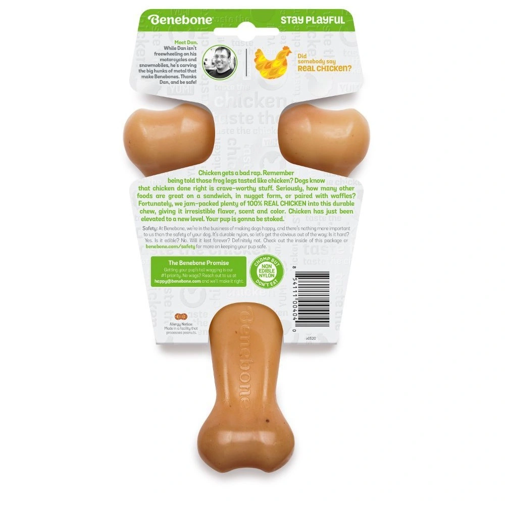 Benebone Wishbone Kylling M - tyggeben med kylling