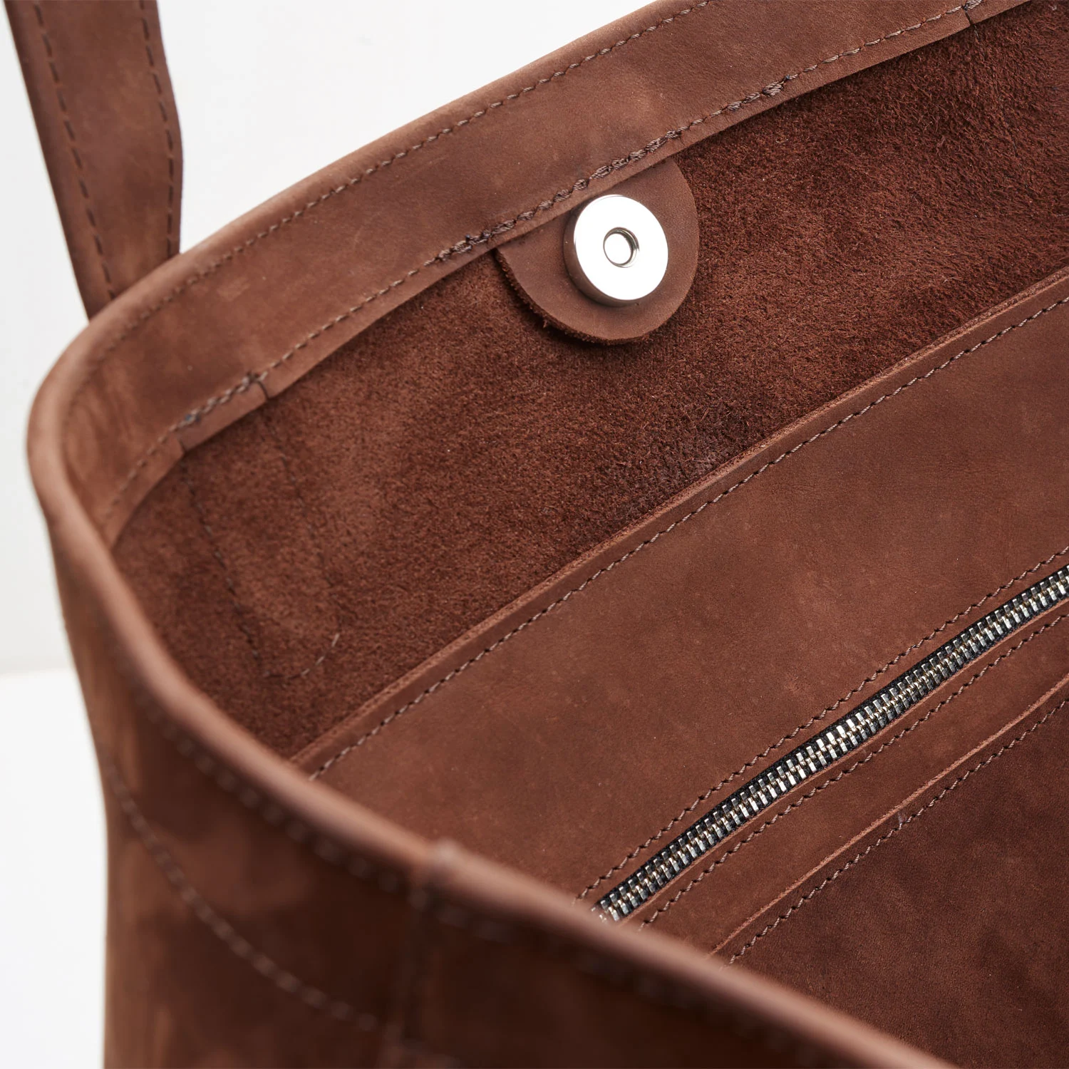 Shopper Skuldertaske Pisa Mørkebrun