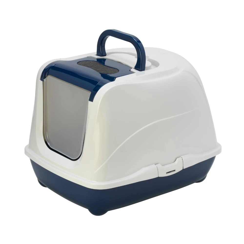 Moderna kattetoilet 50x39x37 cm i Blue Berry