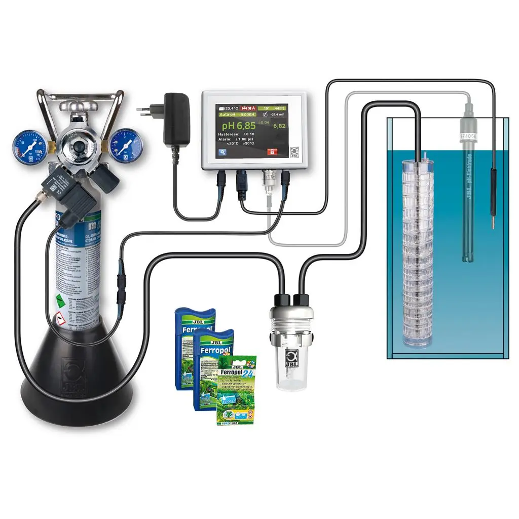 JBL PROFLORA M503 med 500 g Co2 og pH control instrument