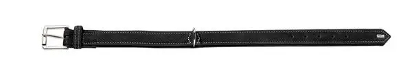 Hunter Hunting halsbånd str.40 Sort - justerbart hundehalsbånd (29 - 35 cm., B 1,8 cm)