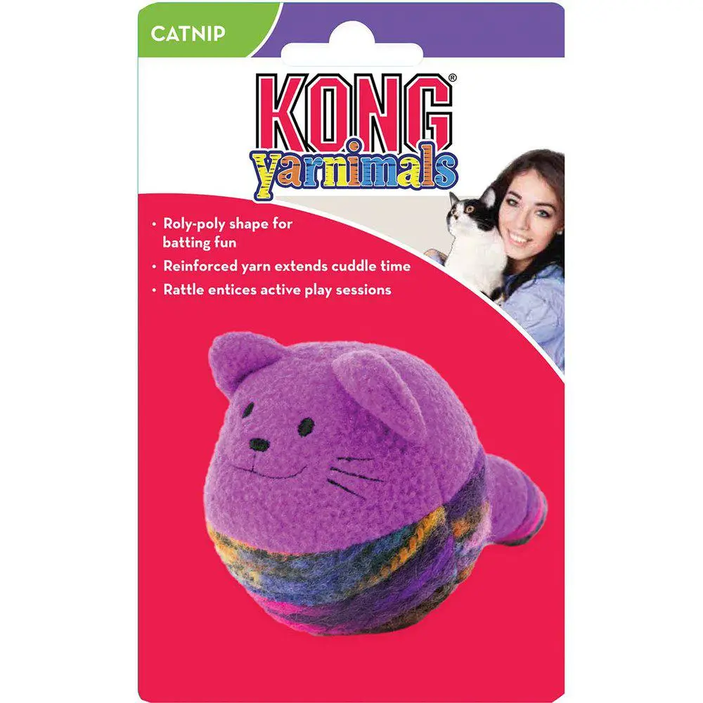 Kong Kattelegetøj Garndyr med kattemynte