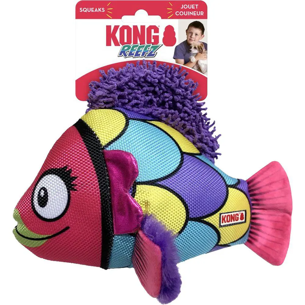 Kong Reefz L 30,5 cm - robust bamse til hunde