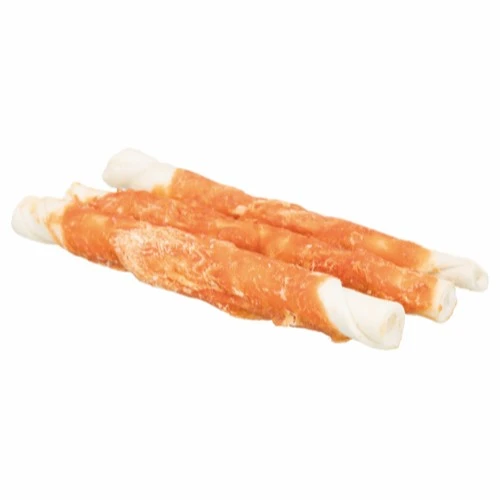 Denta Fun Kyllinge Tyggerulle 17 cm - naturligt tyggeben til hunde