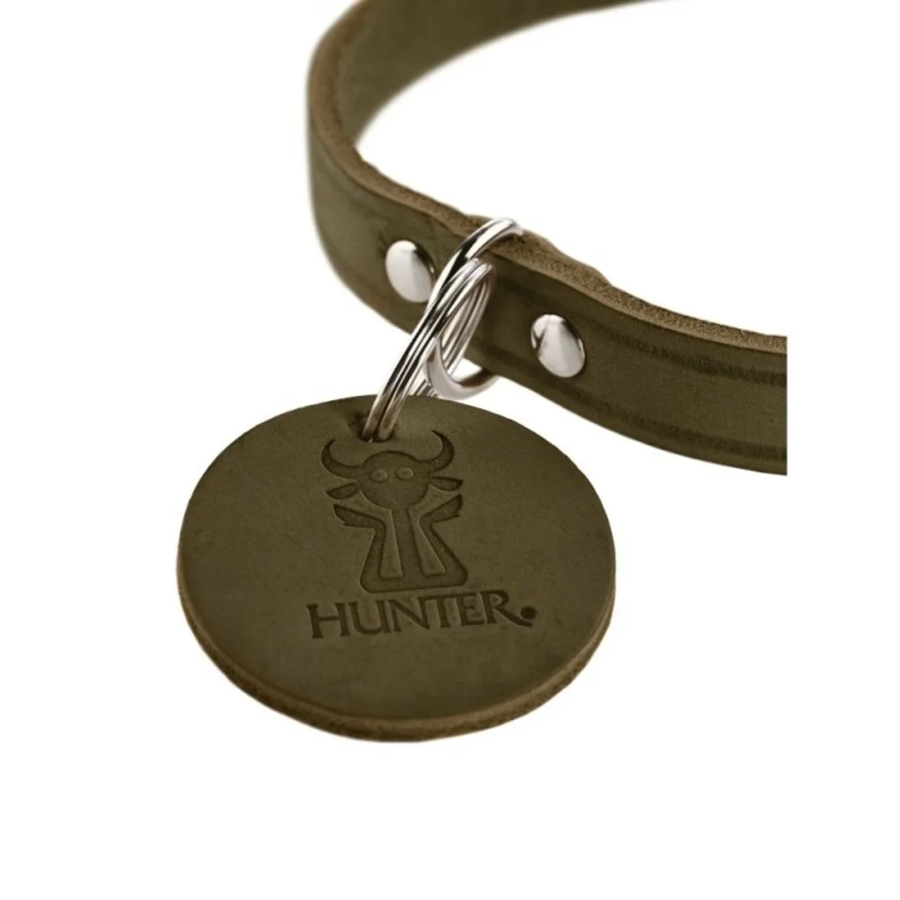 Hunter Aalborg Sport Oliven 37 hundehalsbånd - 28-33 cm