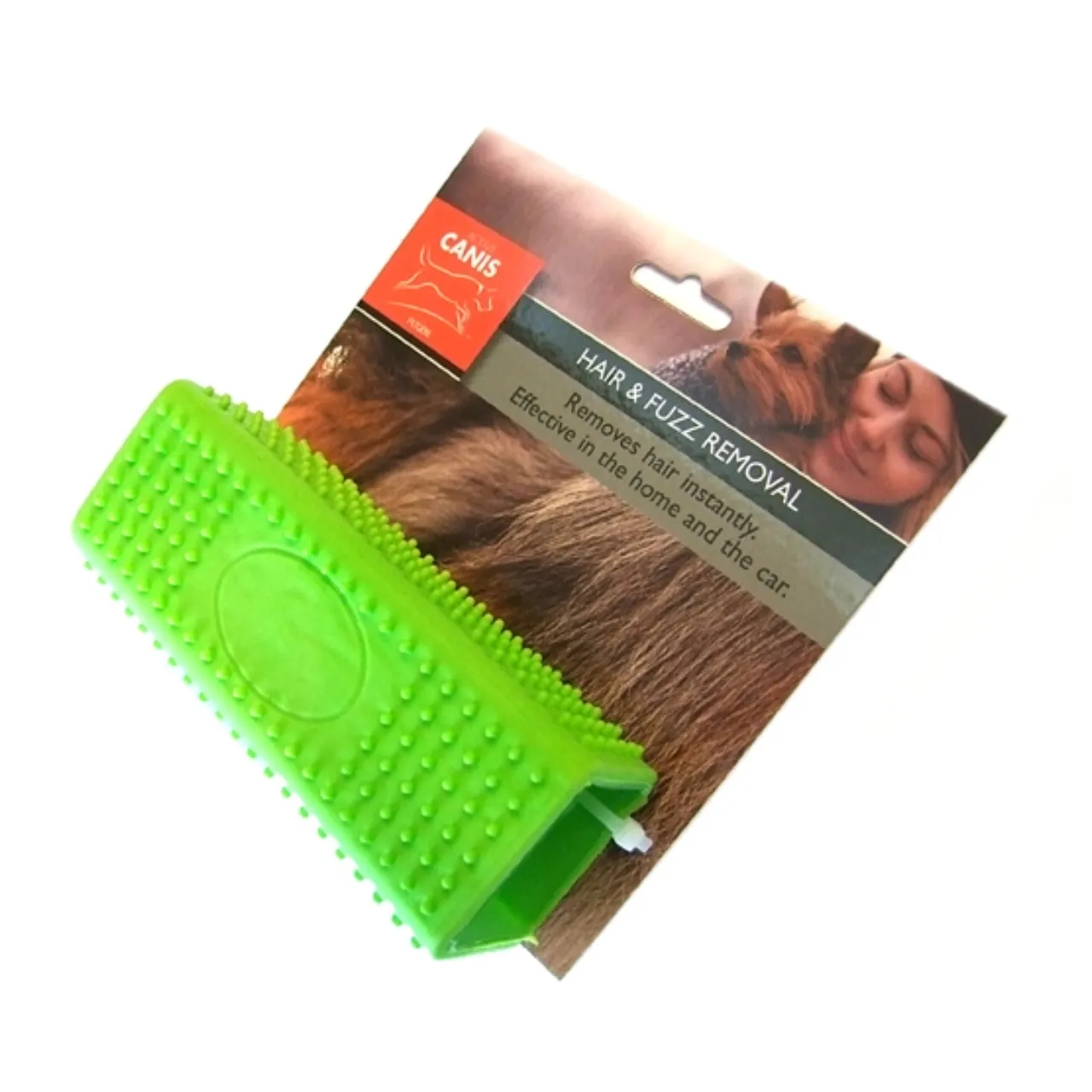 Active Canis hårfjerner og fnugfjerner 12x4,5 cm grøn