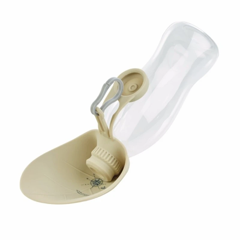 Hunter drikkeflaske med silikoneskål beige 550 ml