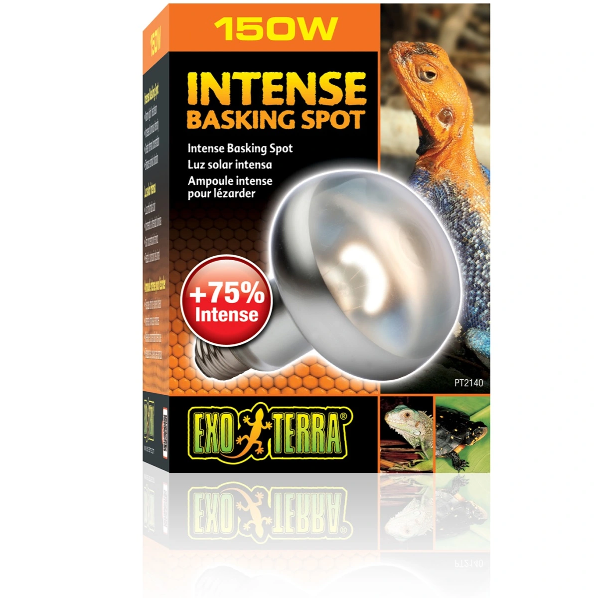 Exo Terra Intense Basking Spot 150 W - Effektiv UVA-varmespot til terrarier