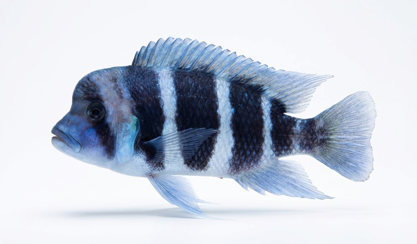Cyphotilapia frontosa 5 stribet