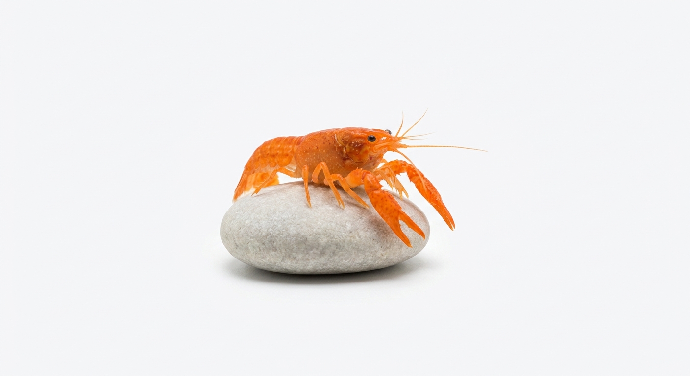Orange Dværg Krebs (Cambarellus Patzcuarensis Orange)