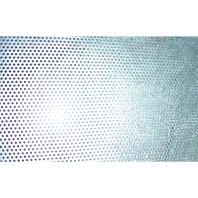 Ventilationsrist (sølv) 10 x 100 cm