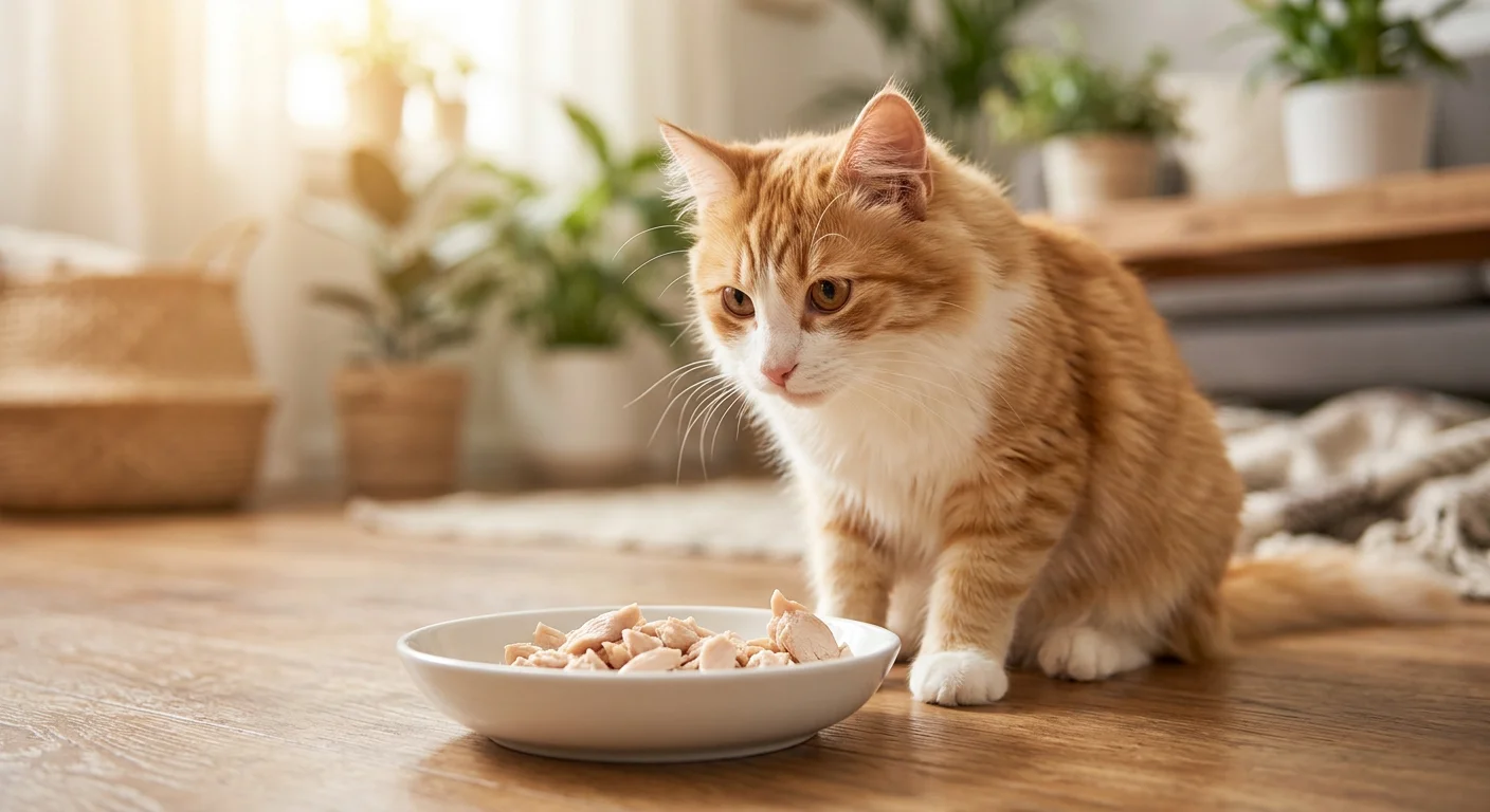 Kan katte spise kylling? Alt hvad du skal vide