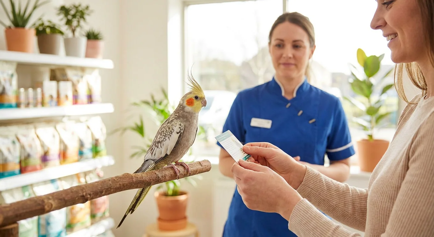 Tegn på stress hos nymfeparakitter