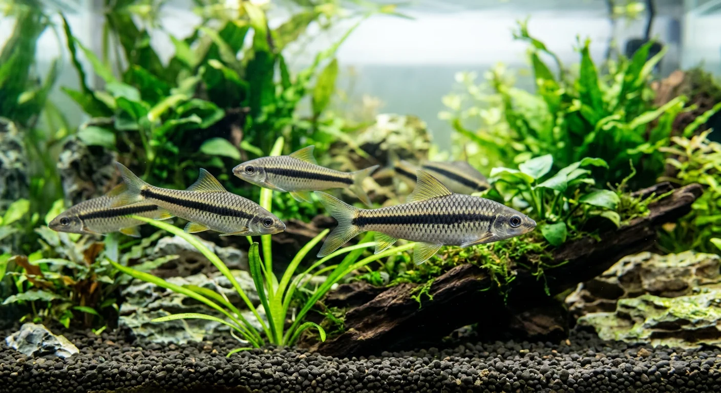 Sølv Flyvende Ræv (Crossocheilus reticulatus)