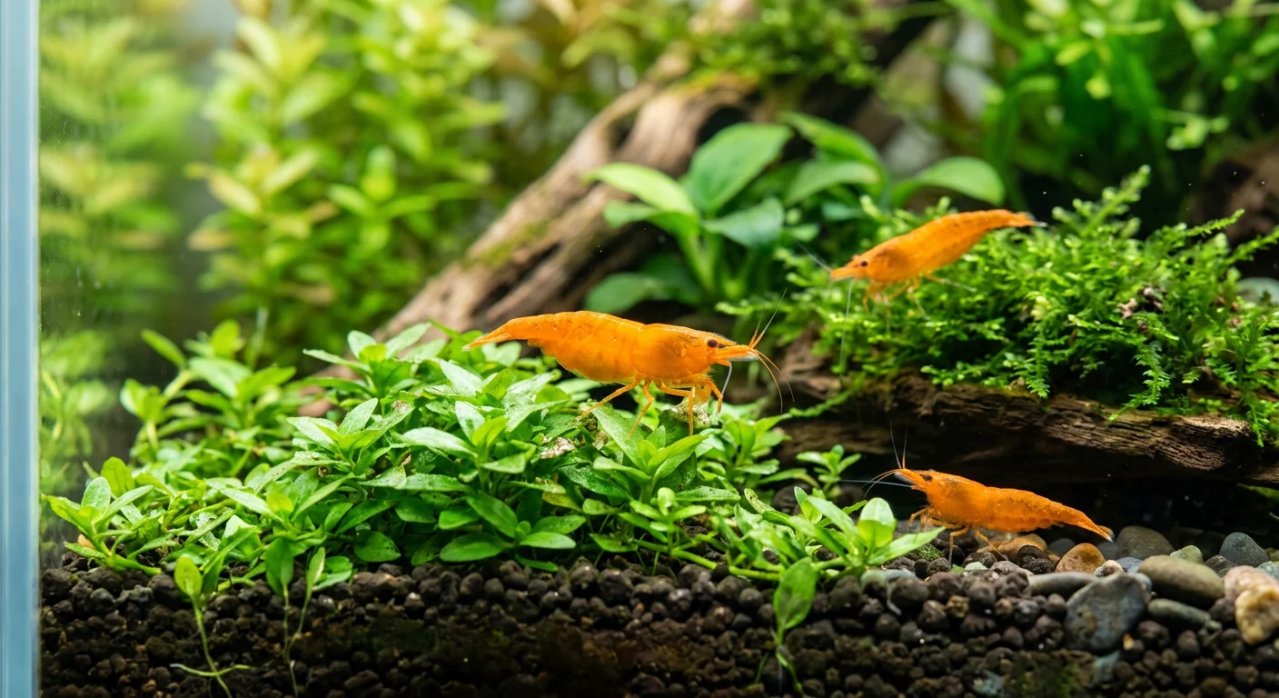Orange Sakura Reje (Neocaridina davidi variant Orange) – Din guide til pleje og avl
