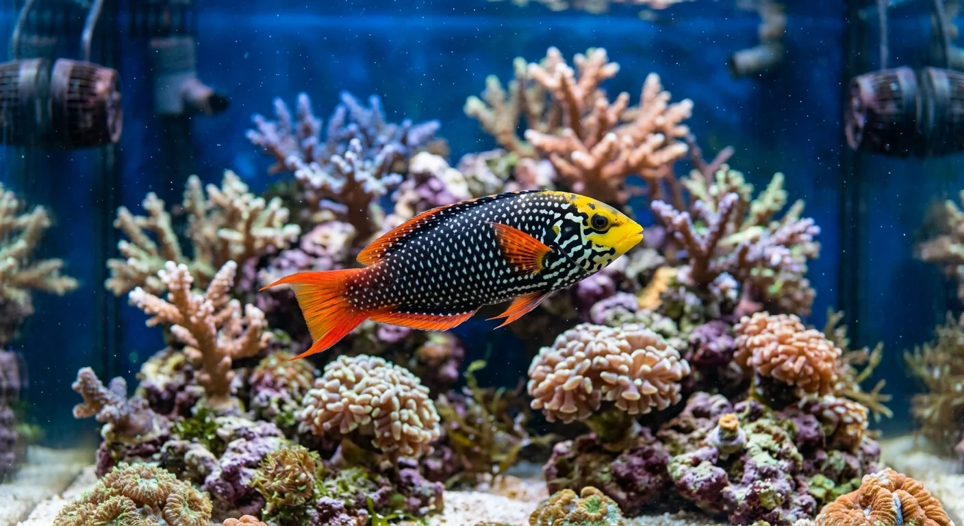 Anampses chrysocephalus - Rødhale-gylter