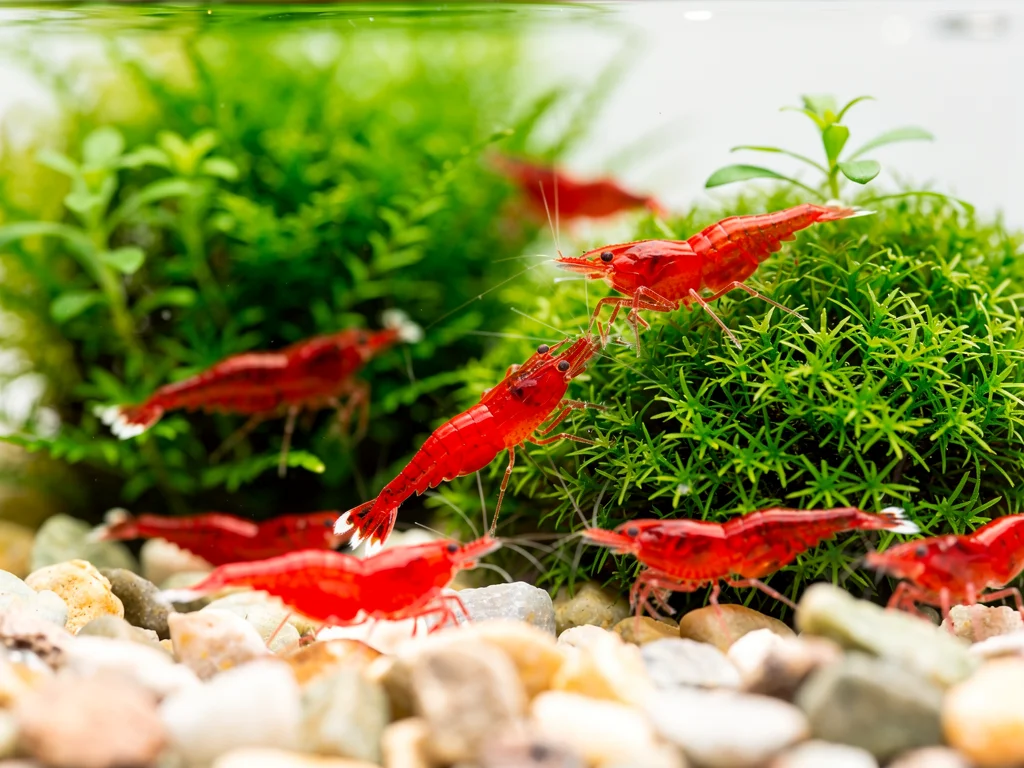 Rød Cherry Reje (Neocaridina davidi/denticulata) – Den ultimative guide til pleje og avl