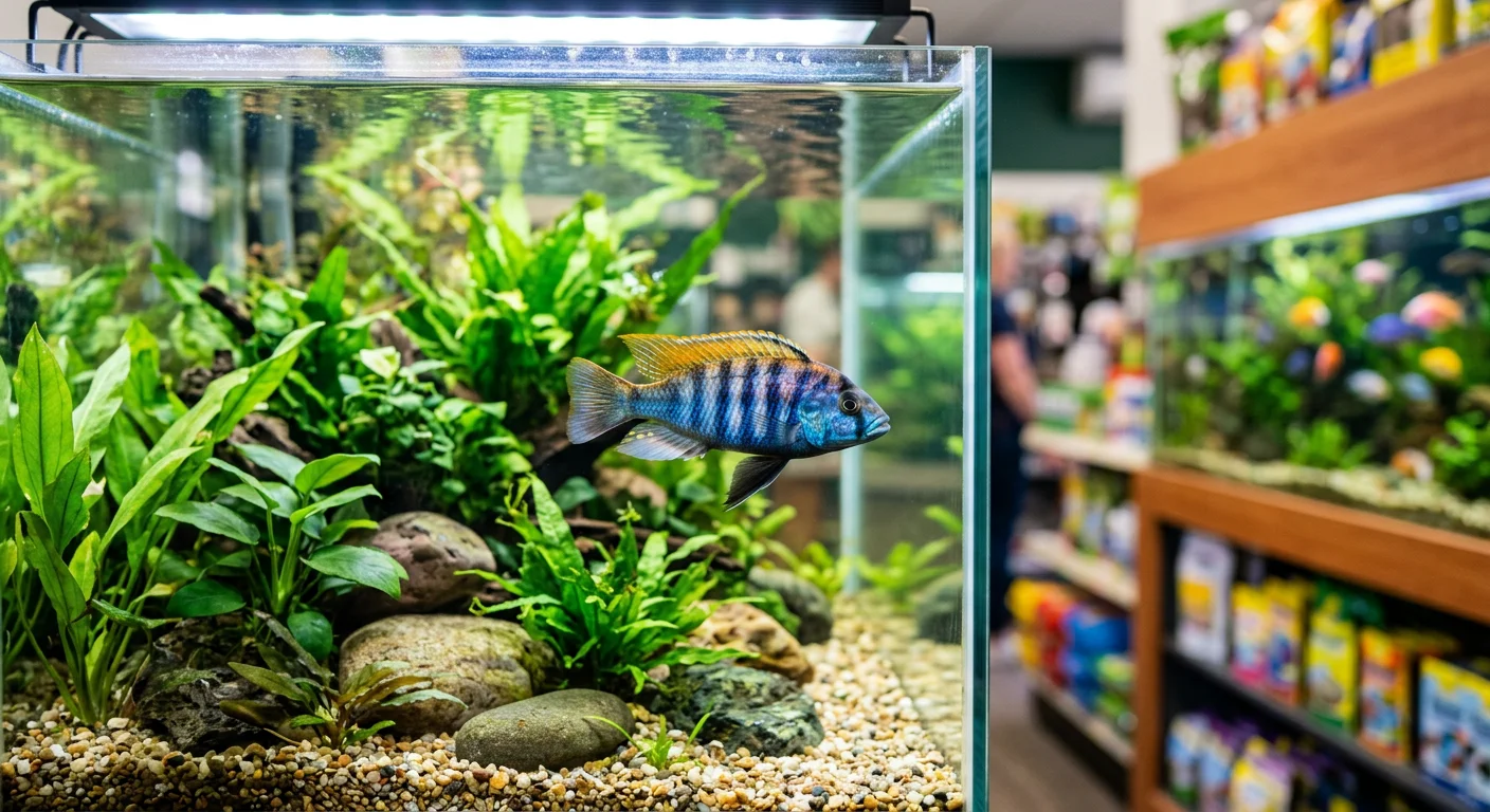 Haplochromis thereuterion – Sølv katana-cichliden