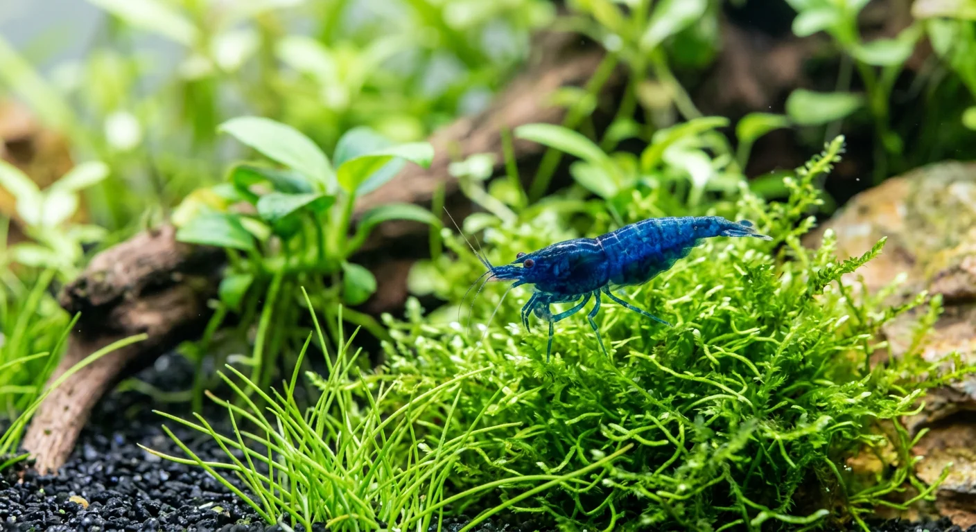Blue Diamond Dværgreje (Neocaridina davidi) - Komplet plejeguide