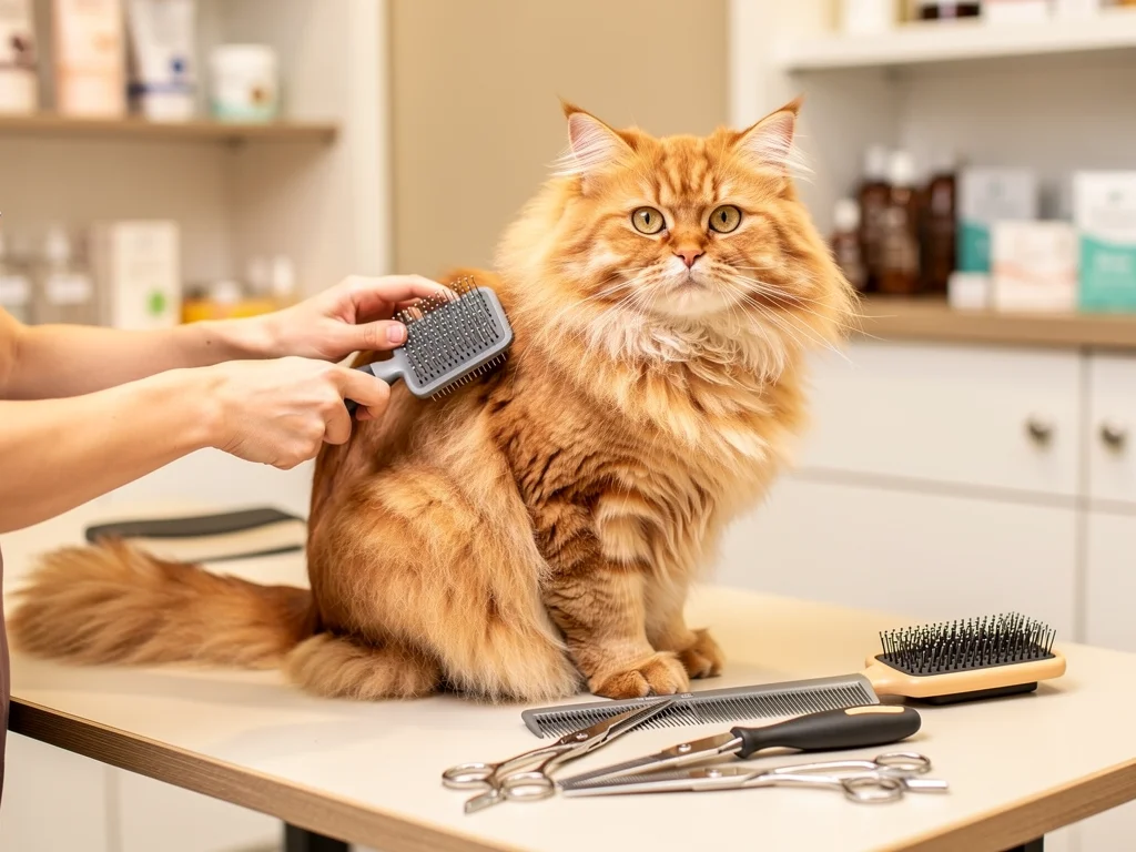 Pelspleje af langhårede katte