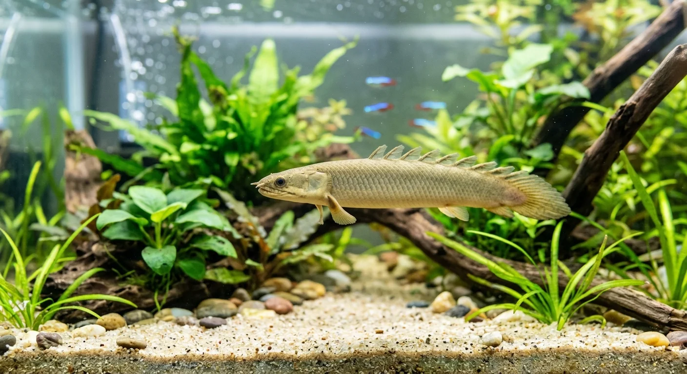 Polypterus senegalus senegalus - Grå Senegal-bikir