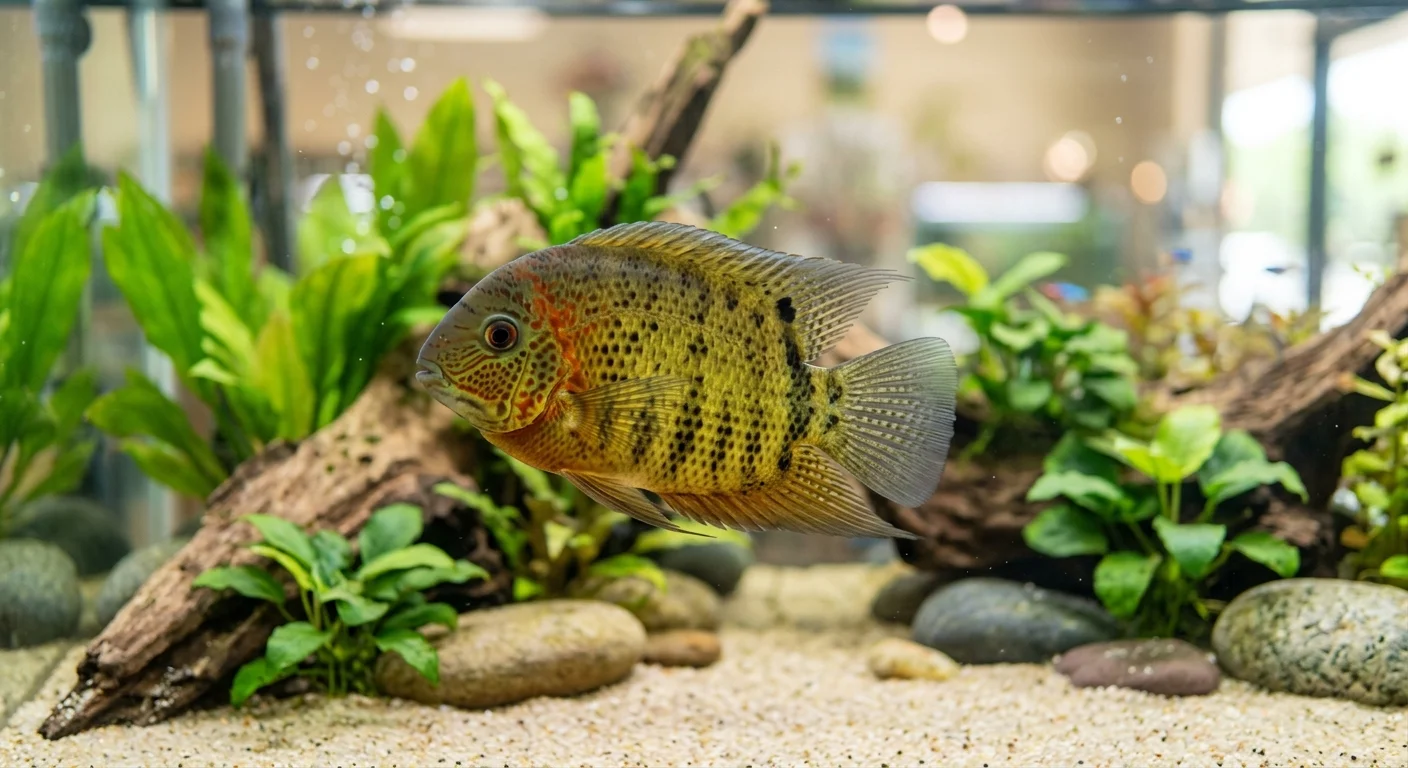 Heros notatus – Den prikkede severum cichlide