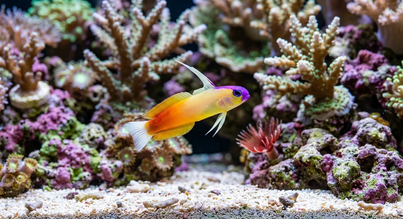 Nemateleotris helfrichi (Hawaii) – Den smukke hawaiianske ildgylte