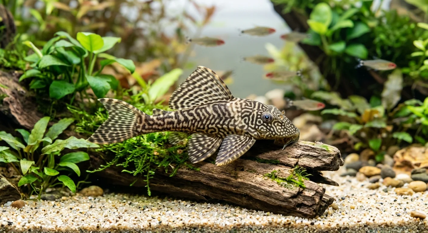 L-202 Peckoltia lineola – Orinoco dværgpleco
