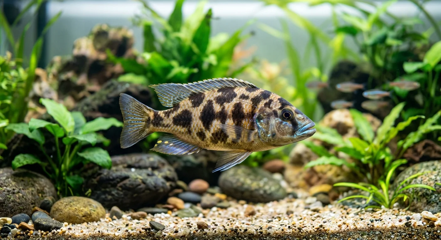Kalingono Cichlide (Nimbochromis livingstonii) – Plejeguide til den majestætiske predator