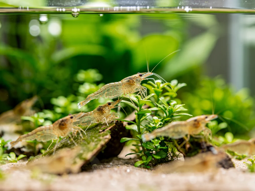 Amano Reje (Caridina japonica) – Den ultimative algerenser til dit akvarium