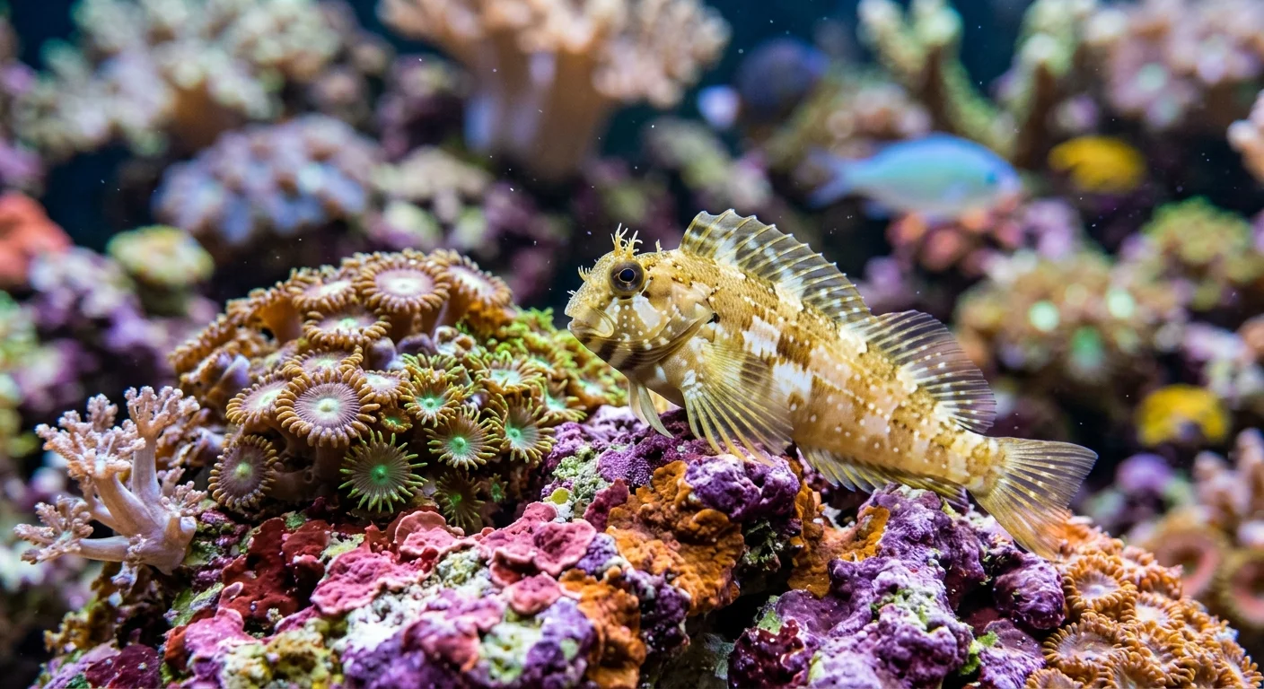 Salarias segmentatus - Den segmenterede blenny