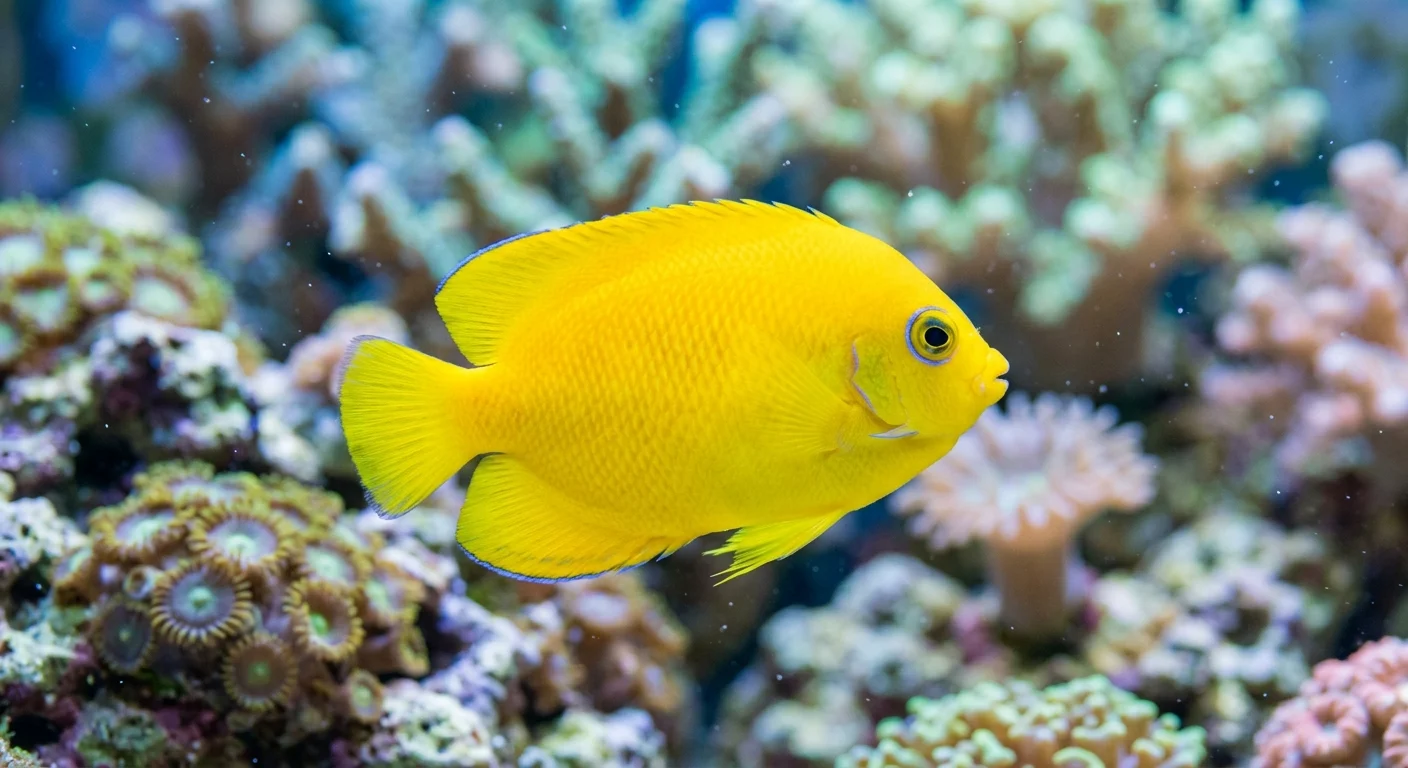 Centropyge flavissimus (Hawaii) – Gul dværgkejserfisk